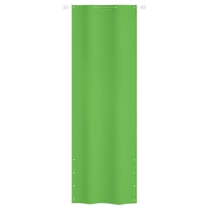 vidaXL Balkonscherm 80x240 cm oxford stof lichtgroen