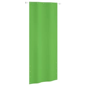 Balkonová zástěna světle zelená 100 x 240 cm oxfordská látka - obrázek 1