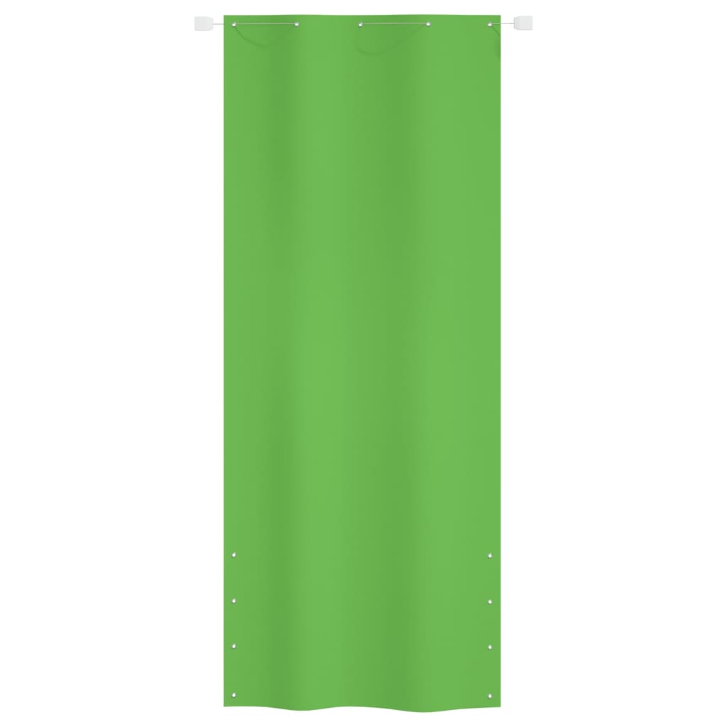 vidaXL Balkonscherm 100x240 cm oxford stof lichtgroen afbeelding