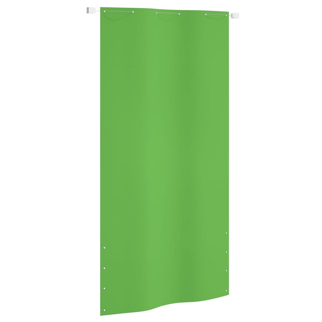 vidaXL Paravan de balcon, verde deschis, 120x240 cm, țesătură oxford