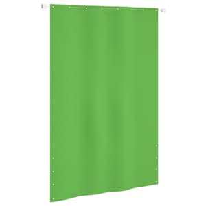 Balkonová zástěna světle zelená 160 x 240 cm oxfordská látka - obrázek 1