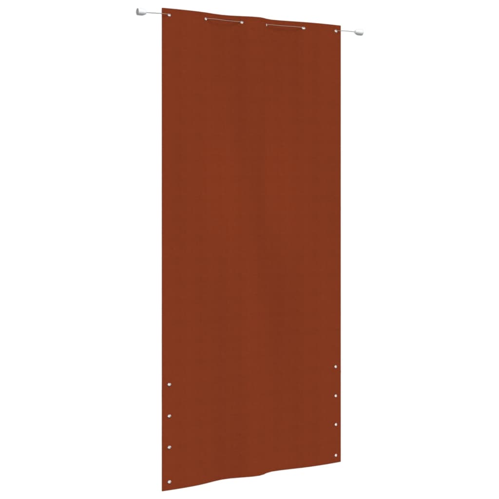 vidaXL Parvekkeen suoja terrakotta 120×240 cm Oxford kangas