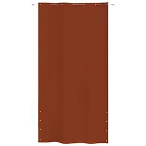 vidaXL Parvekkeen suoja terrakotta 140x240 cm Oxford kangas