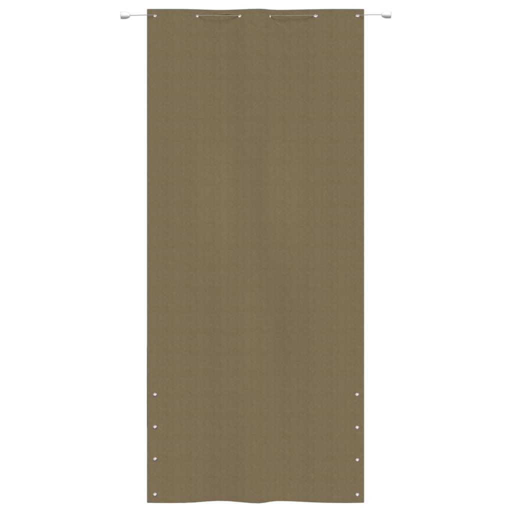 vidaXL Balkon-Sichtschutz Taupe 120x240 cm Oxford-Gewebe