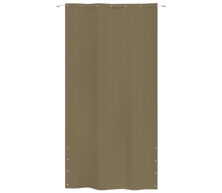 vidaXL Parvekkeen suoja taupe 140x240 cm Oxford kangas