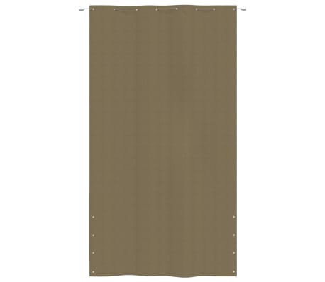 vidaXL Parvekkeen suoja taupe 160x240 cm Oxford kangas