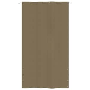 vidaXL Parvekkeen suoja taupe 160x240 cm Oxford kangas