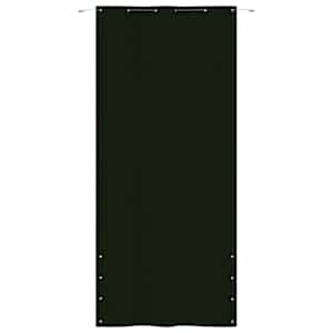 vidaXL Parvekkeen suoja tummanvihre&auml; 120x240 cm Oxford kangas