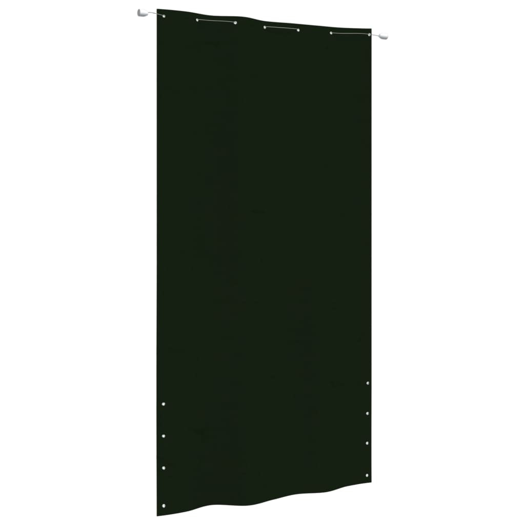 Balkon-Sichtschutz Dunkelgrün 140×240 cm Oxford-Gewebe