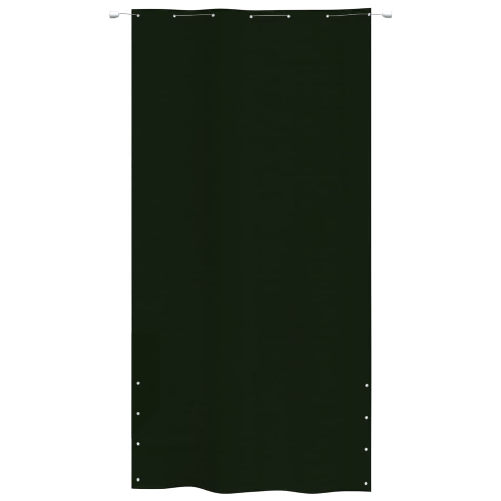 vidaXL Balkonscherm 140x240 cm oxford stof donkergroen afbeelding