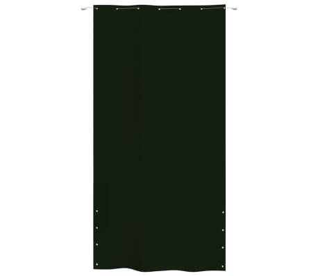 vidaXL Parvekkeen suoja tummanvihre&auml; 140x240 cm Oxford kangas