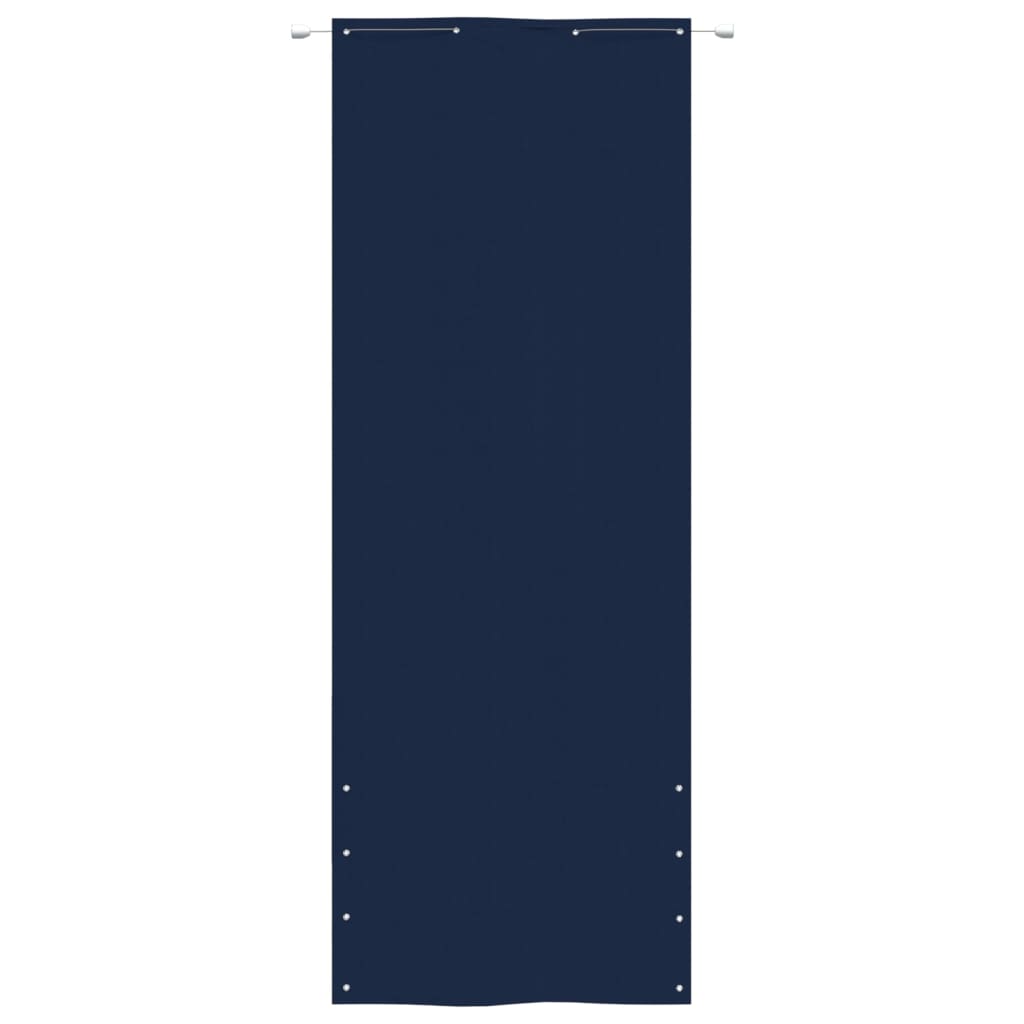 vidaXL Paravan de balcon, albastru, 80 x 240 cm, țesătură oxford