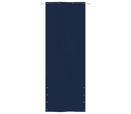 vidaXL Paravan de balcon, albastru, 80 x 240 cm, țesătură oxford