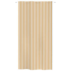 vidaXL Parvekkeen suoja keltainen/valkoinen 140x240 cm Oxford kangas