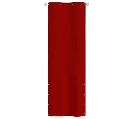 vidaXL Balkonscherm 80x240 cm oxford stof rood