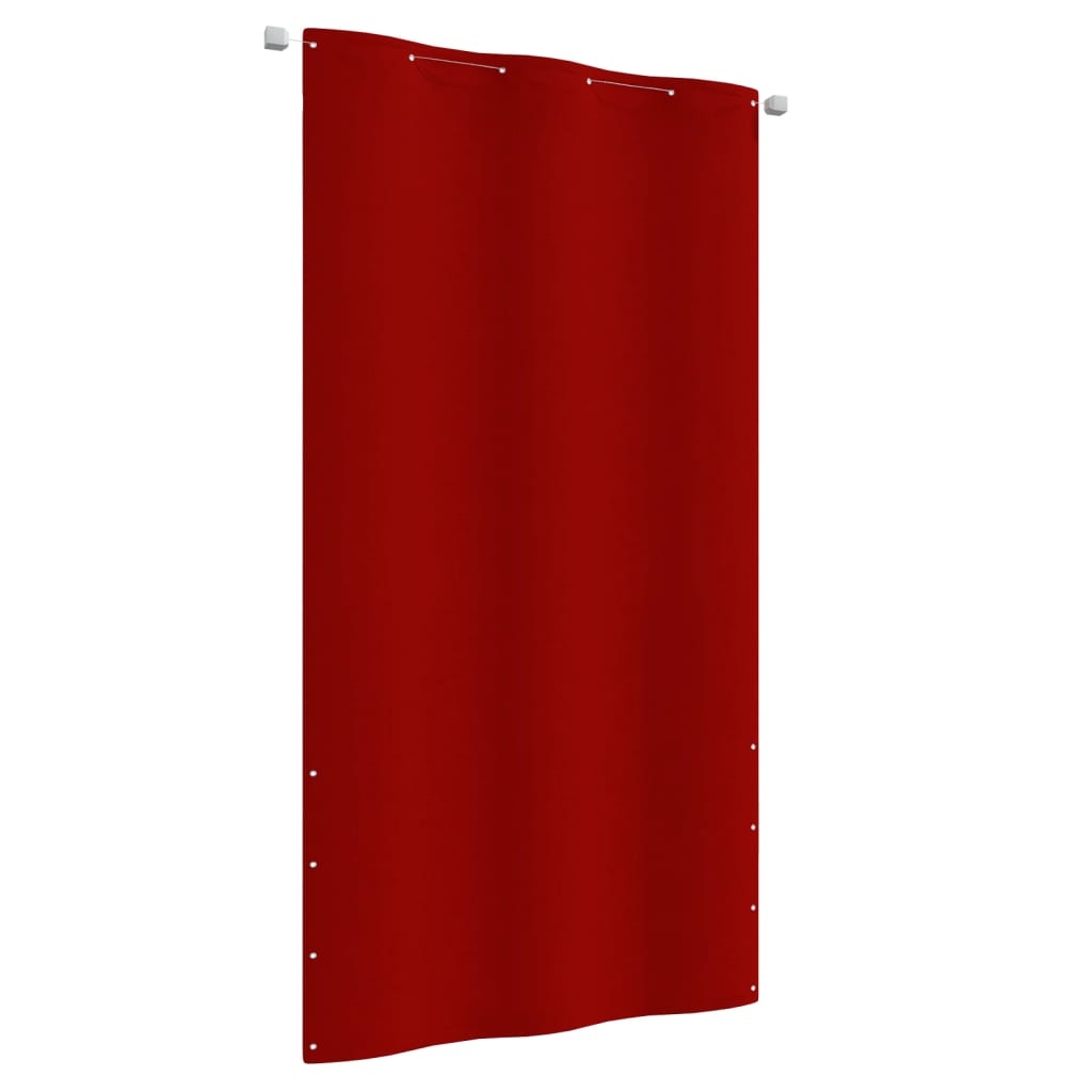 Toldo para balcón de tela oxford rojo 120x240 cm
