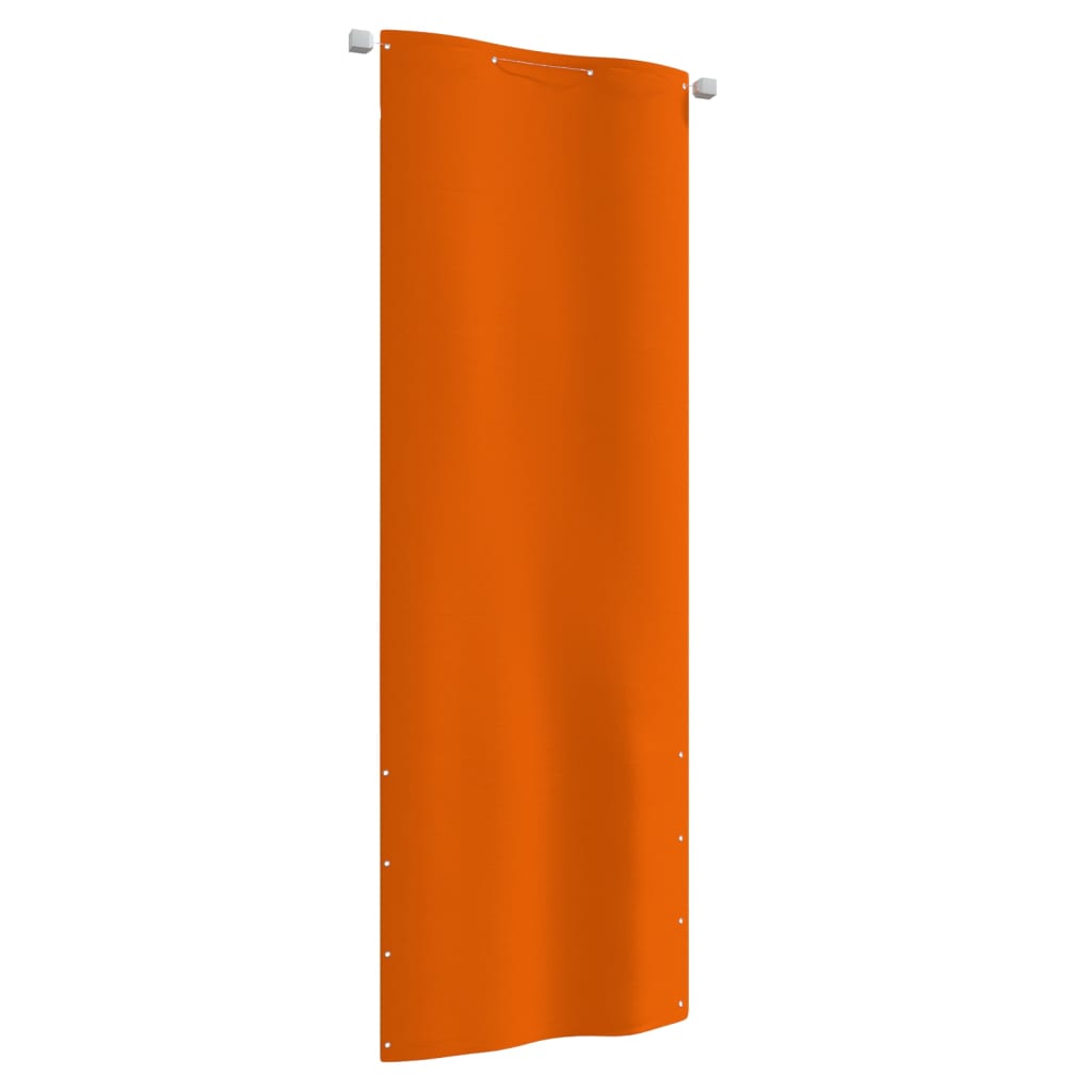 Balkónová zástěna oranžová 80 x 240 cm oxfordská látka