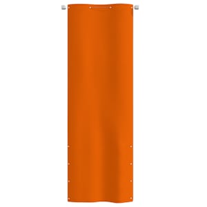 vidaXL Parvekkeen suoja oranssi 80x240 cm Oxford kangas