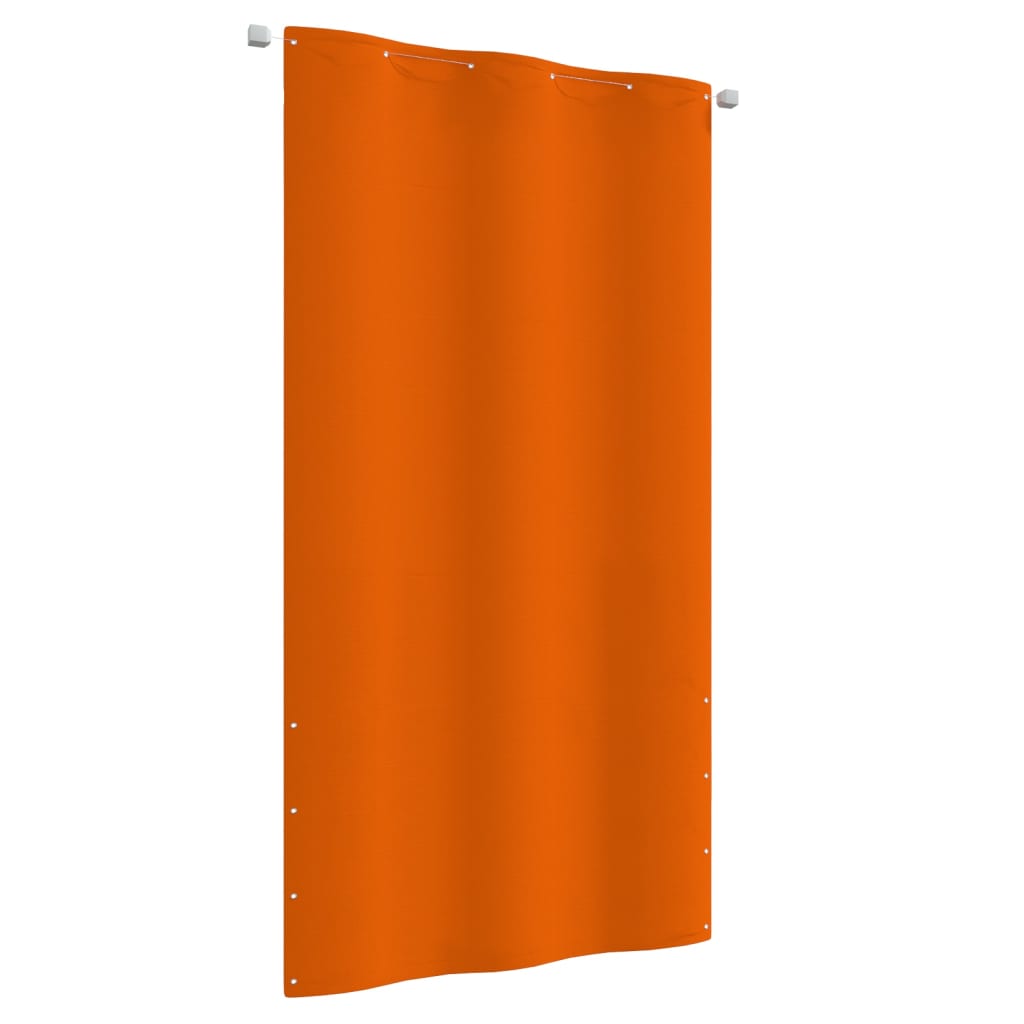 Toldo pantalla para balcón de tela oxford naranja