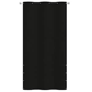 vidaXL Διαχωριστικό Βεράντας Μαύρο 120 x 240 εκ. Ύφασμα Oxford