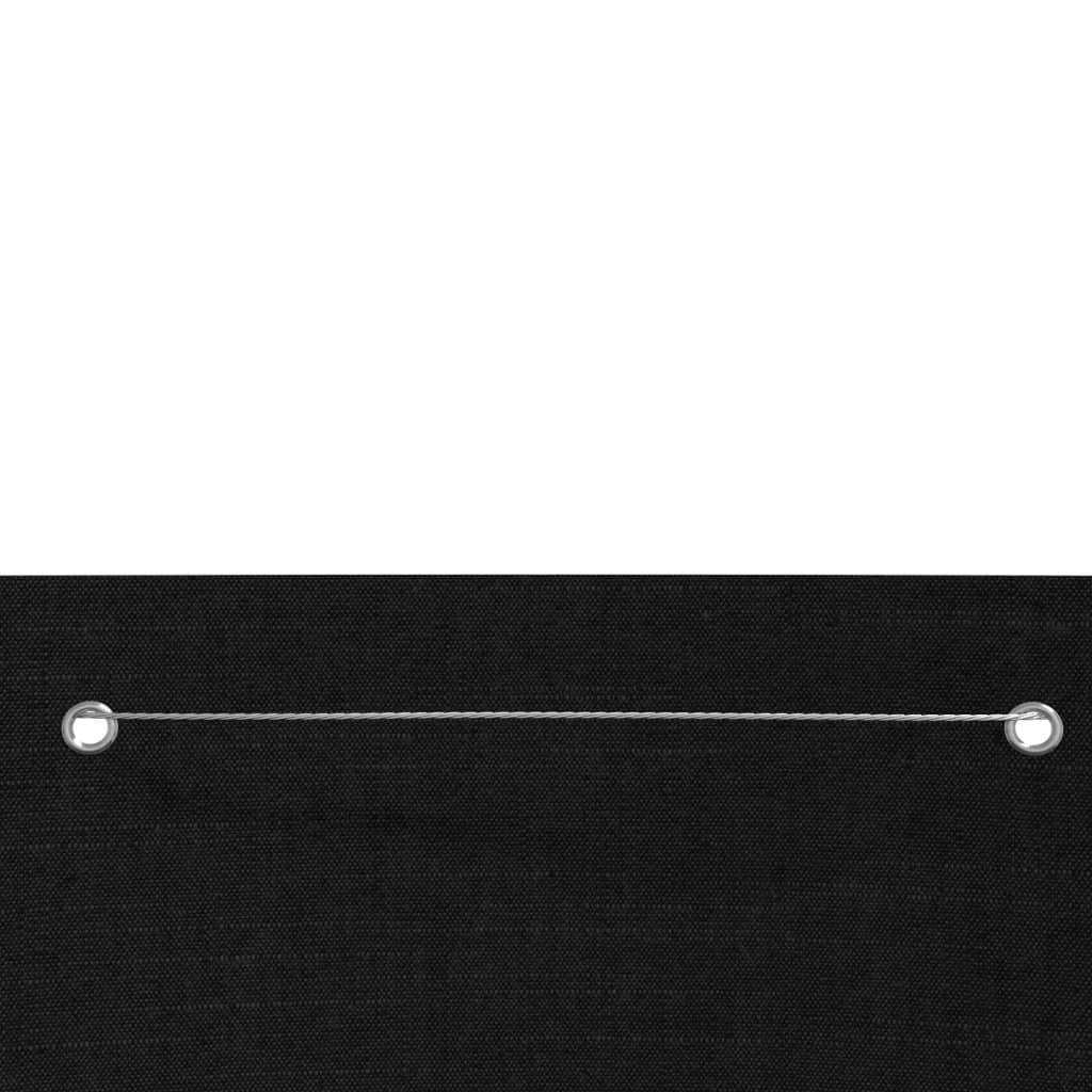 Thumbnail - vidaXL Balkon-Sichtschutz Schwarz 140x240 cm Oxford-Gewebe