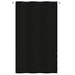 vidaXL Balkonscherm 140x240 cm oxford stof zwart
