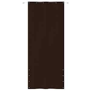 vidaXL Parvekkeen suoja ruskea 120x240 cm Oxford kangas
