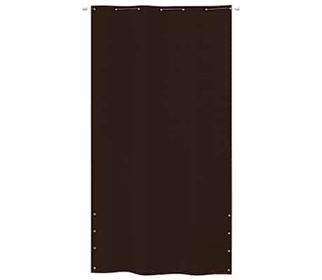 vidaXL Parvekkeen suoja ruskea 140x240 cm Oxford kangas
