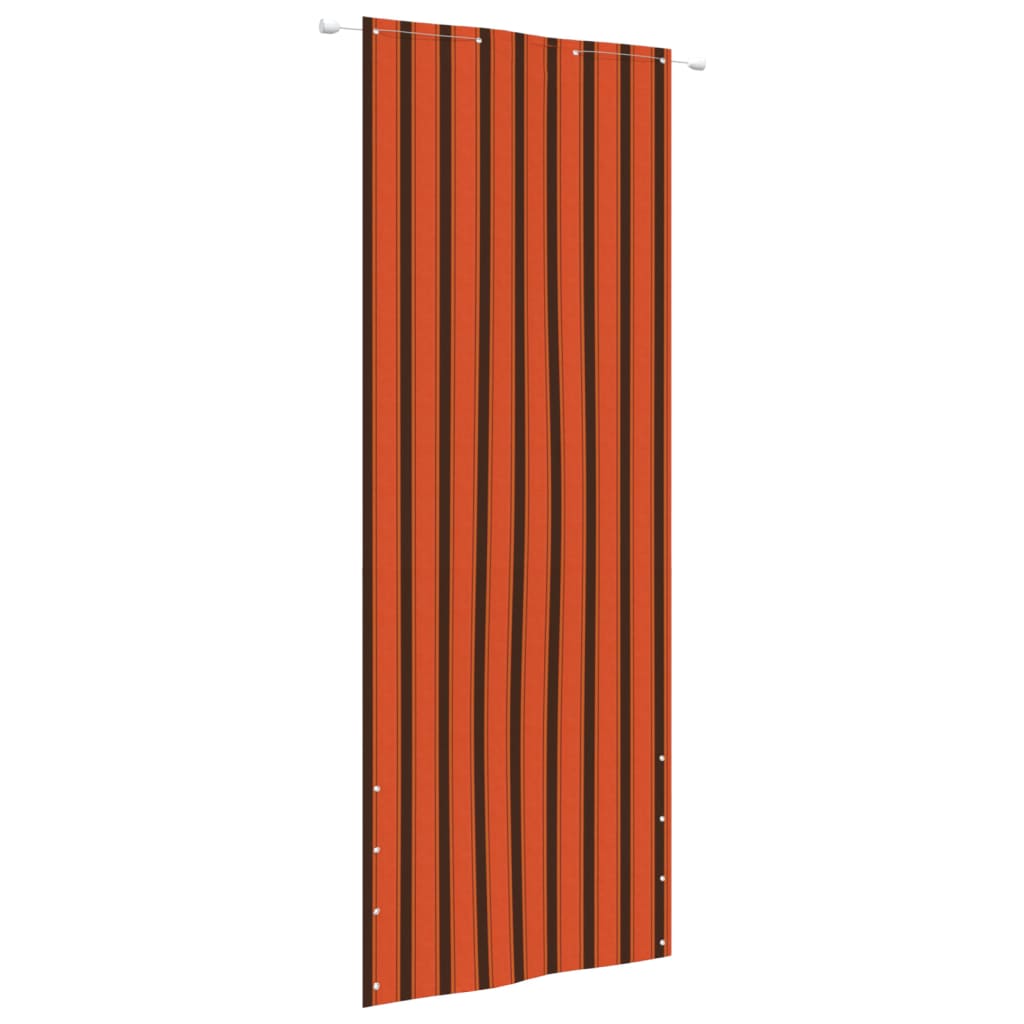 vidaXL altanafskærmning 80x240 cm oxfordstof orange og brun