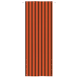 vidaXL Parvekkeen suoja oranssi ja ruskea 80x240 cm Oxford kangas