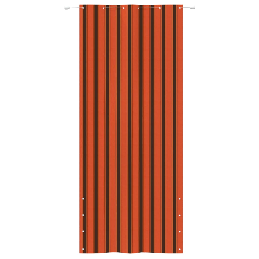vidaXL Paravan de balcon,portocaliu și maro,120x240 cm,țesătură oxford