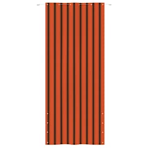 vidaXL Parvekkeen suoja oranssi ja ruskea 120x240 cm Oxford kangas