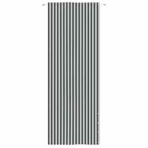vidaXL Parvekkeen suoja antrasiitti/valkoinen 80x240 cm Oxford kangas