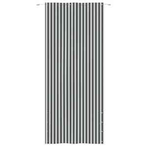 vidaXL Parvekkeen suoja antrasiitti/valkoinen 120x240 cm Oxford kangas