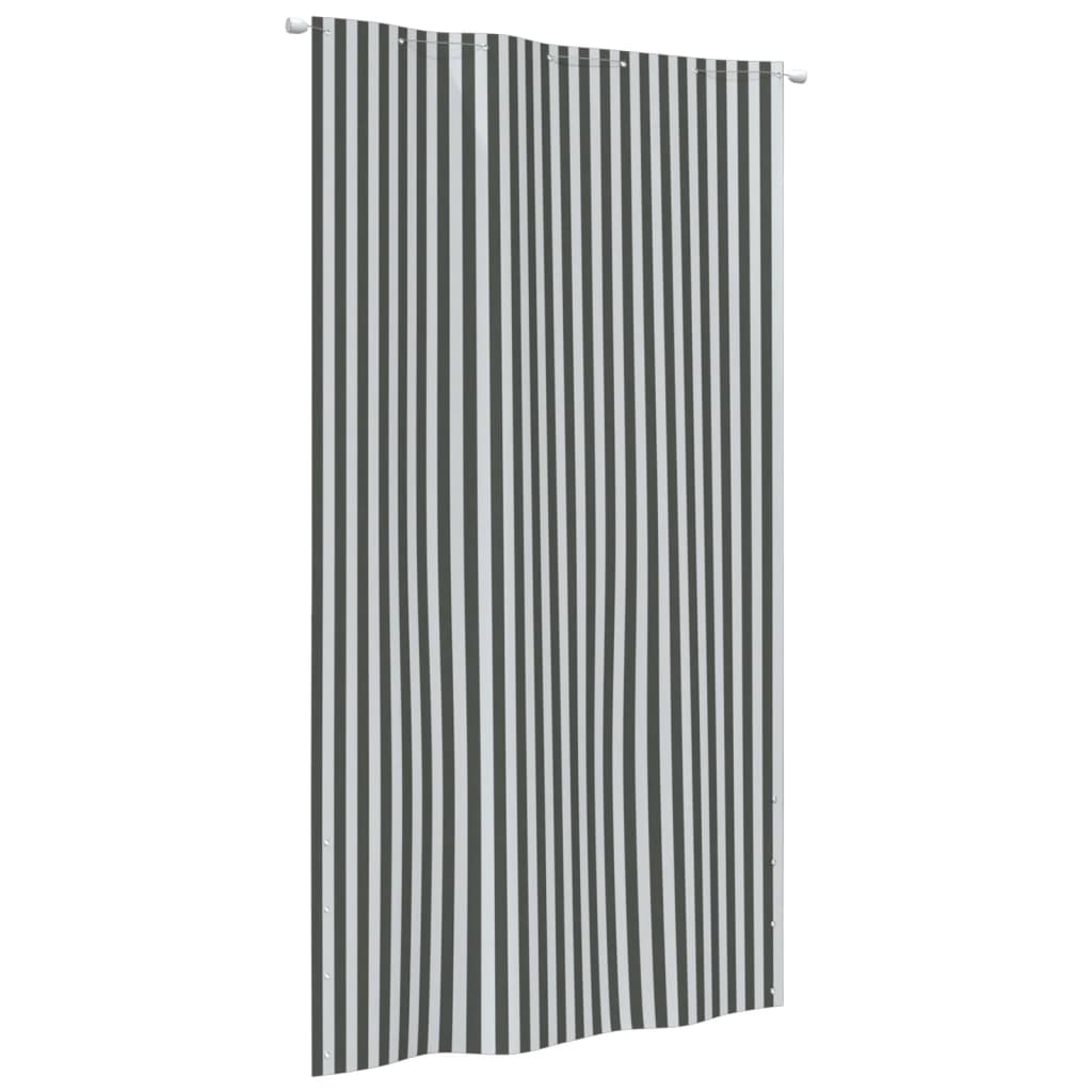 vidaXL Balkon-Sichtschutz Anthrazit und Weiß 140x240 cm Oxford-Gewebe