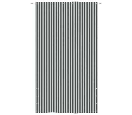 vidaXL Parvekkeen suoja antrasiitti/valkoinen 160x240 cm Oxford kangas