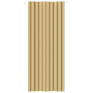 vidaXL balkona aizslietnis, 100x240 cm, dzeltens un oranžs audums