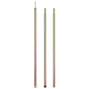vidaXL teleskoopsed telgipostid 170&ndash;255 cm, tsingitud teras