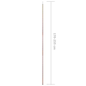 Teleskopické stanové tyče 170–255 cm 2 ks pozinkovaná ocel - obrázek 7