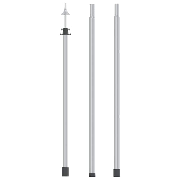 vidaXL teleskoopvai pikkusega 102&ndash;260 cm, alumiinium