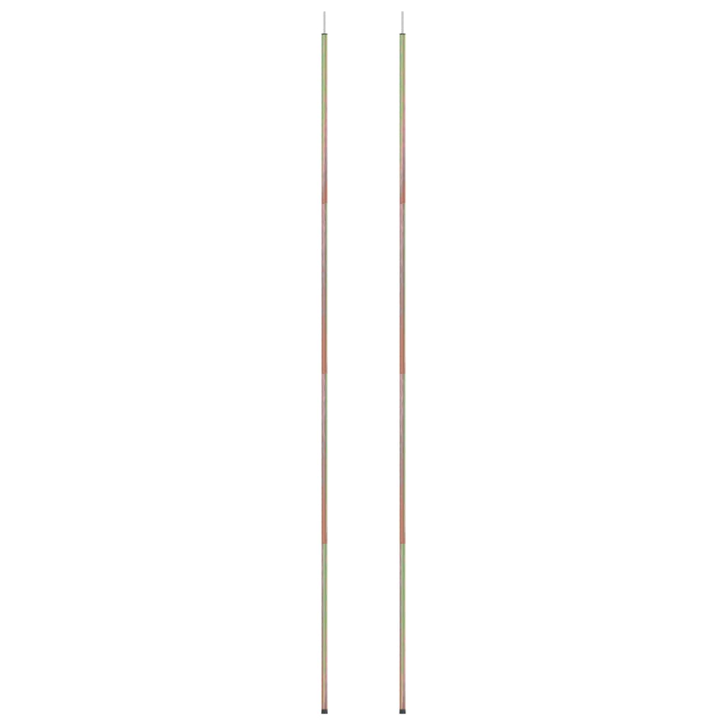 Thumbnail - vidaXL Sonnensegel Stangen 2 Stk. 250 cm Verzinkter Stahl