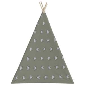 Dětské týpí s úložnou taškou polyester šedé 115x115x160 cm - obrázek 5