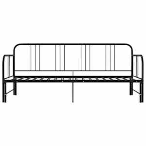 Rám vysouvací postele/pohovky černý kov 90 x 200 cm - obrázek 6