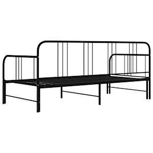 Rám vysouvací postele/pohovky černý kov 90 x 200 cm - obrázek 8