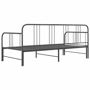 Rám vysouvací postele/pohovky šedý kovový 90 x 200 cm - obrázek 8