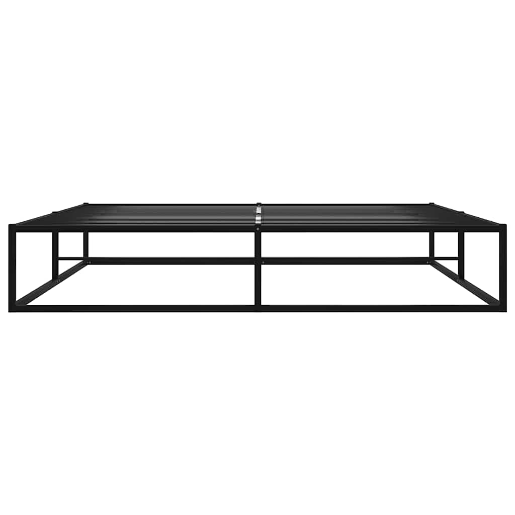 Thumbnail - vidaXL Bettgestell Schwarz Metall 140x200 cm