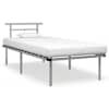 vidaXL voodiraam hall metallist 90 x 200 cm