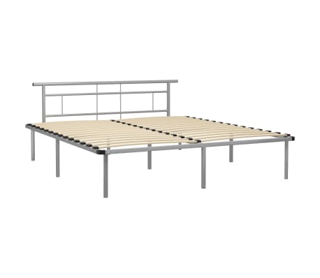 vidaXL Okvir za krevet sivi metalni 180 x 200 cm