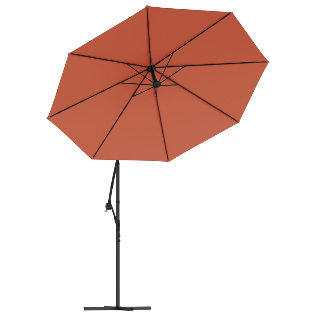 Parasol ogrodowy LED 300x254 cm - ochrona przed UV, oświetlenie solarne, stabilna konstrukcja