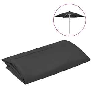 vidaXL asenduskangas aia p&auml;ikesevarjule, antratsiithall, 300 cm